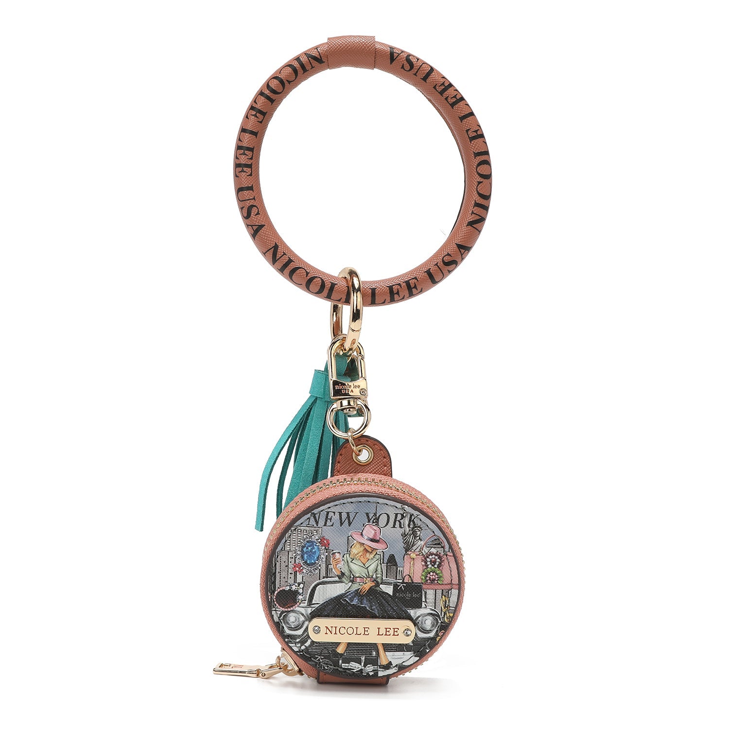 PULSERA CON LLAVERO Y PORTA AUDIFONOS-0